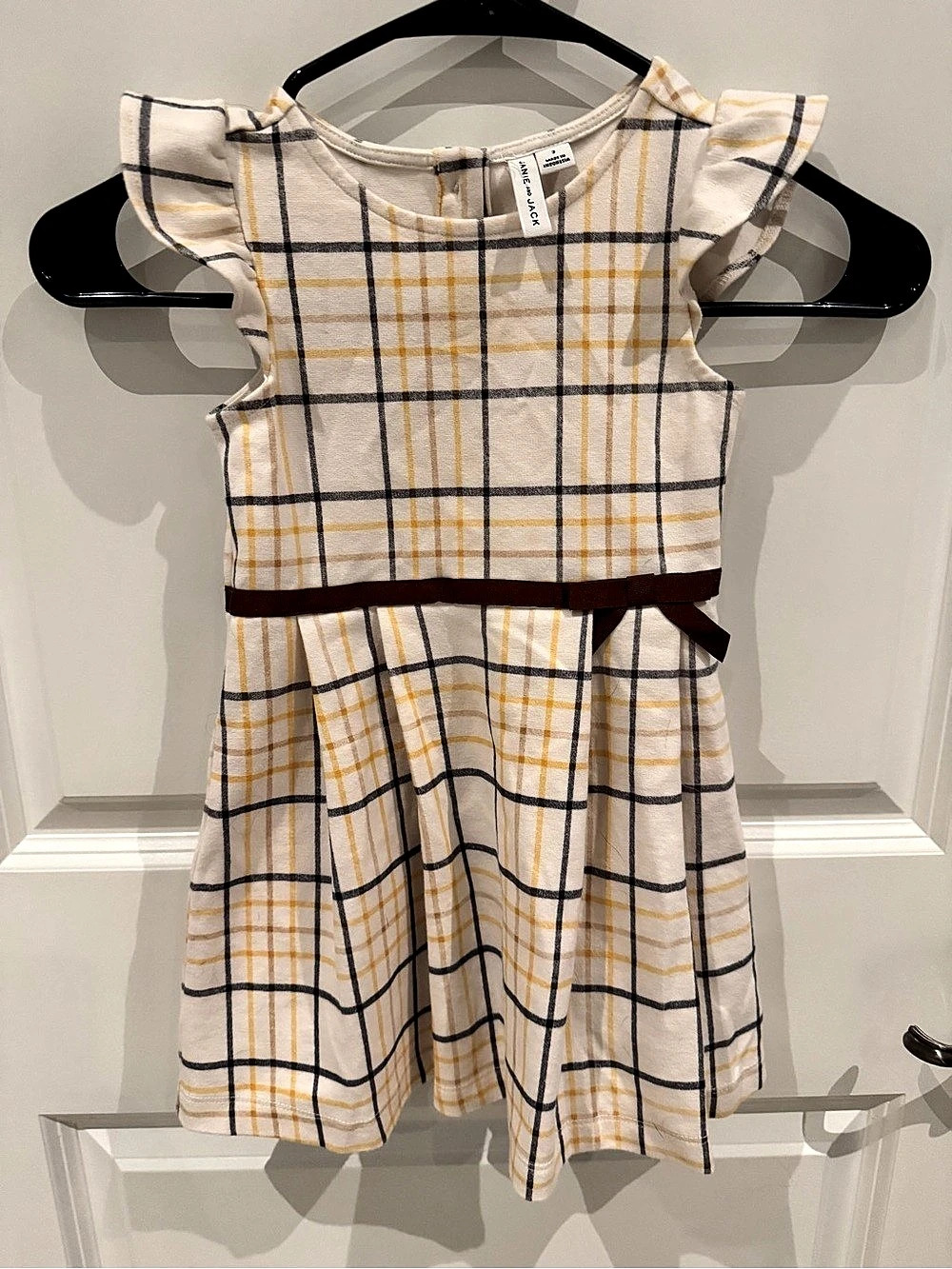 Janie and Jack Kids Plaid Dress Size 3T Like New
